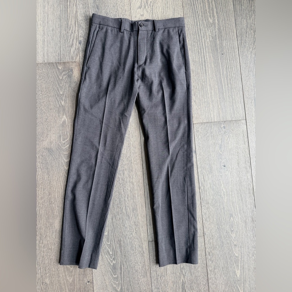 Theory Zaine Gearheart Twill Trousers in Gray Size 28